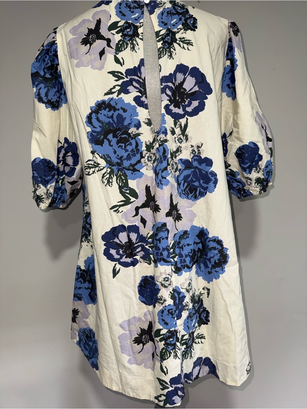 Free People Blue Floral Mini Dress - Picture 4 of 5